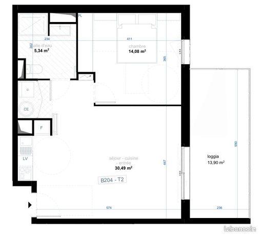Appartement à vendre, 49m², Narbonne