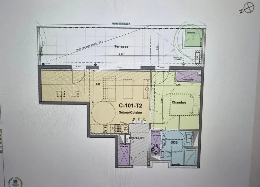 Appartement à vendre, 42m², Narbonne