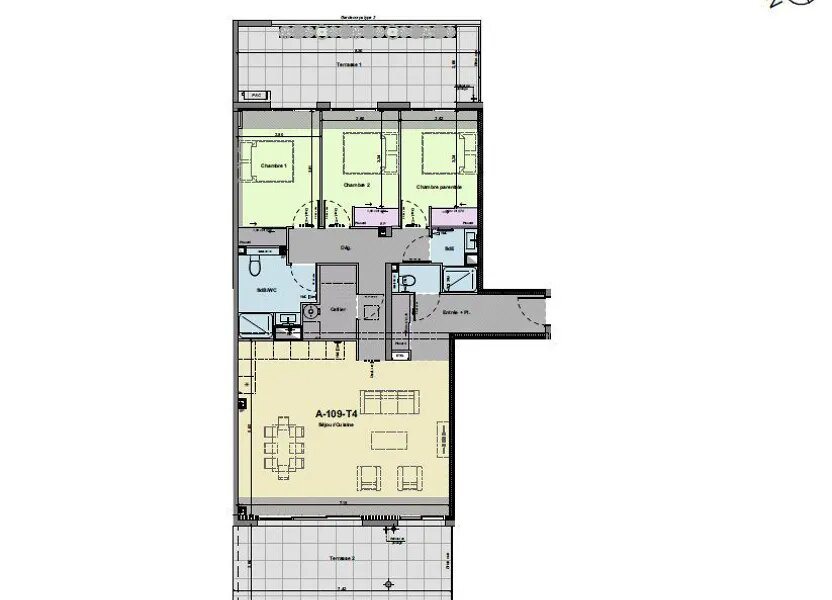 Appartement à vendre, 103m², Narbonne