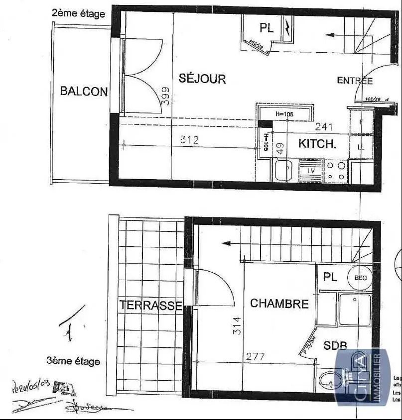 Appartement à louer, 34m², Couëron
