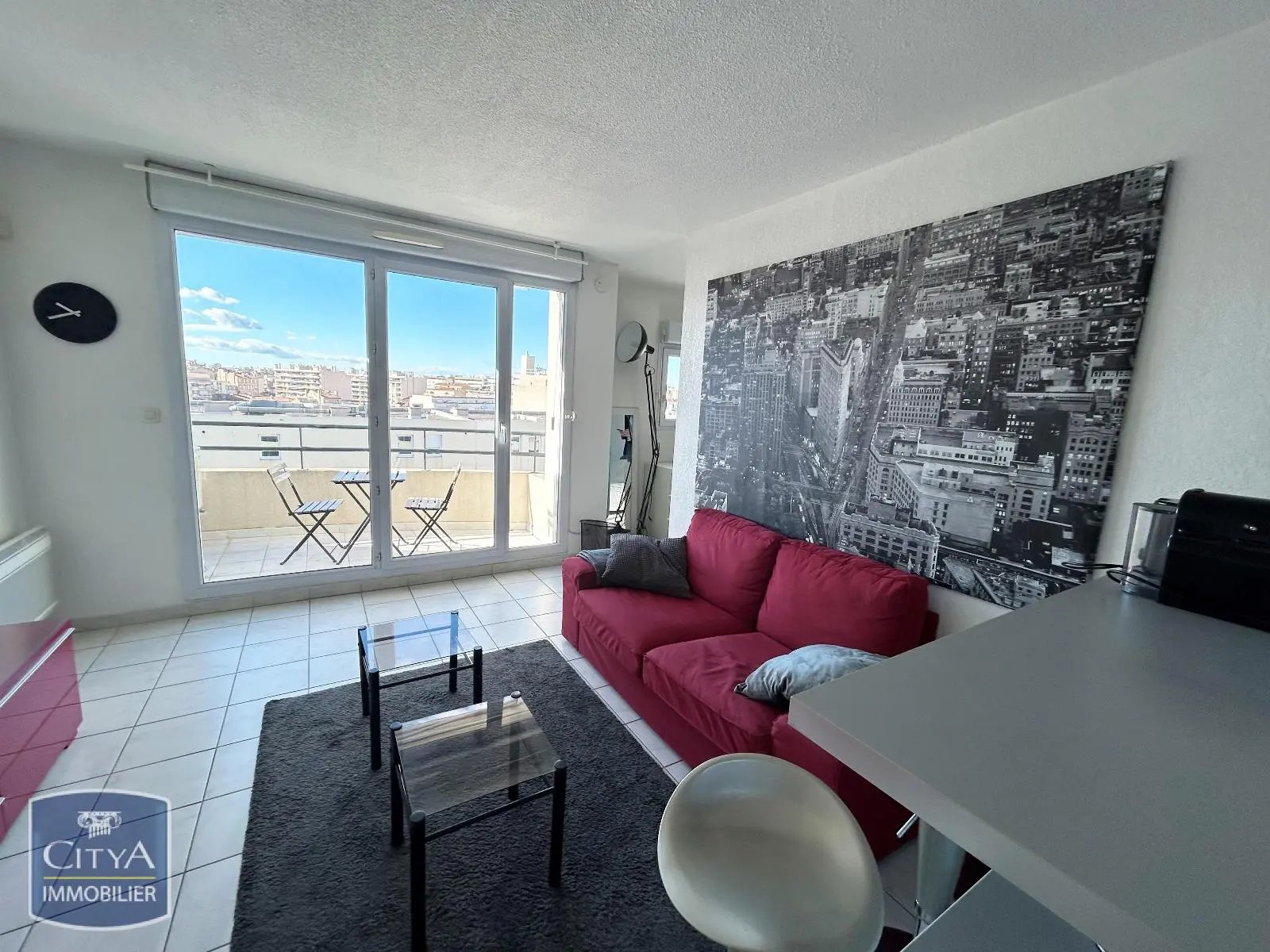 Appartement à louer, 32m², Marseille 5ème