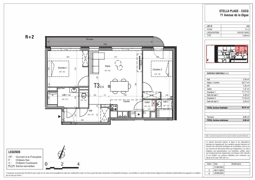 Appartement à vendre, 63m², Merlimont