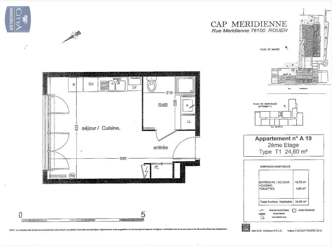 Appartement à louer, 24m², Rouen