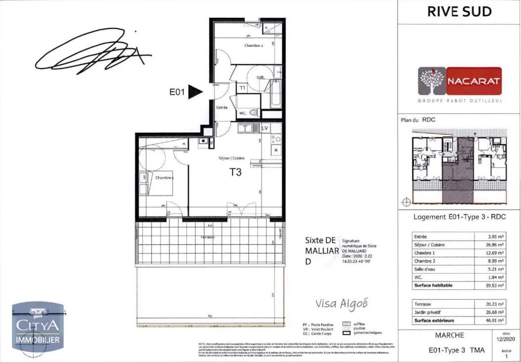 Appartement à louer, 59m², Port-de-Bouc