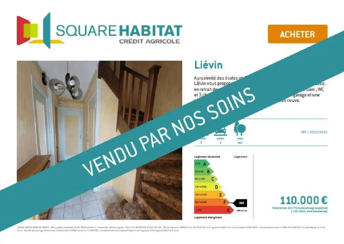 Maison à vendre, 80m², Liévin