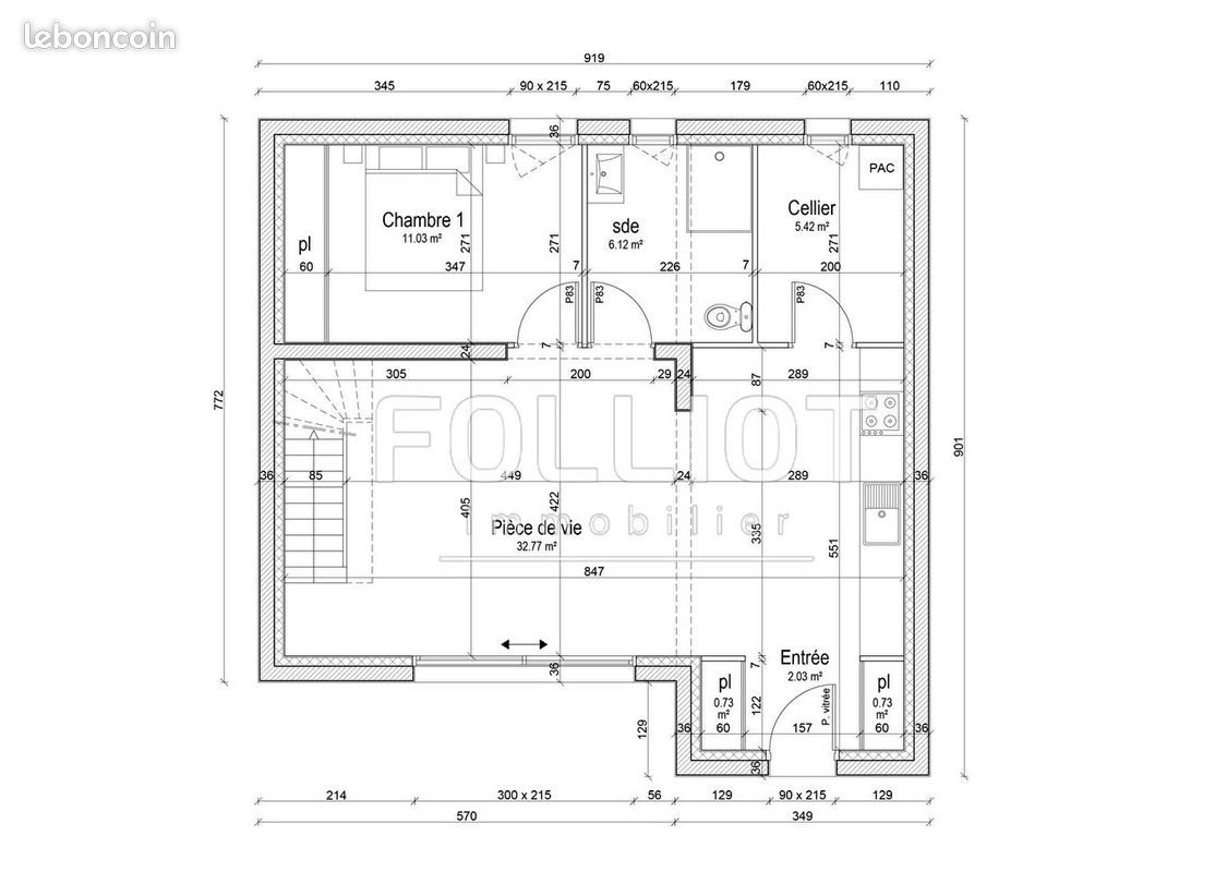 Maison à vendre, 91m², Douvres-la-Délivrande