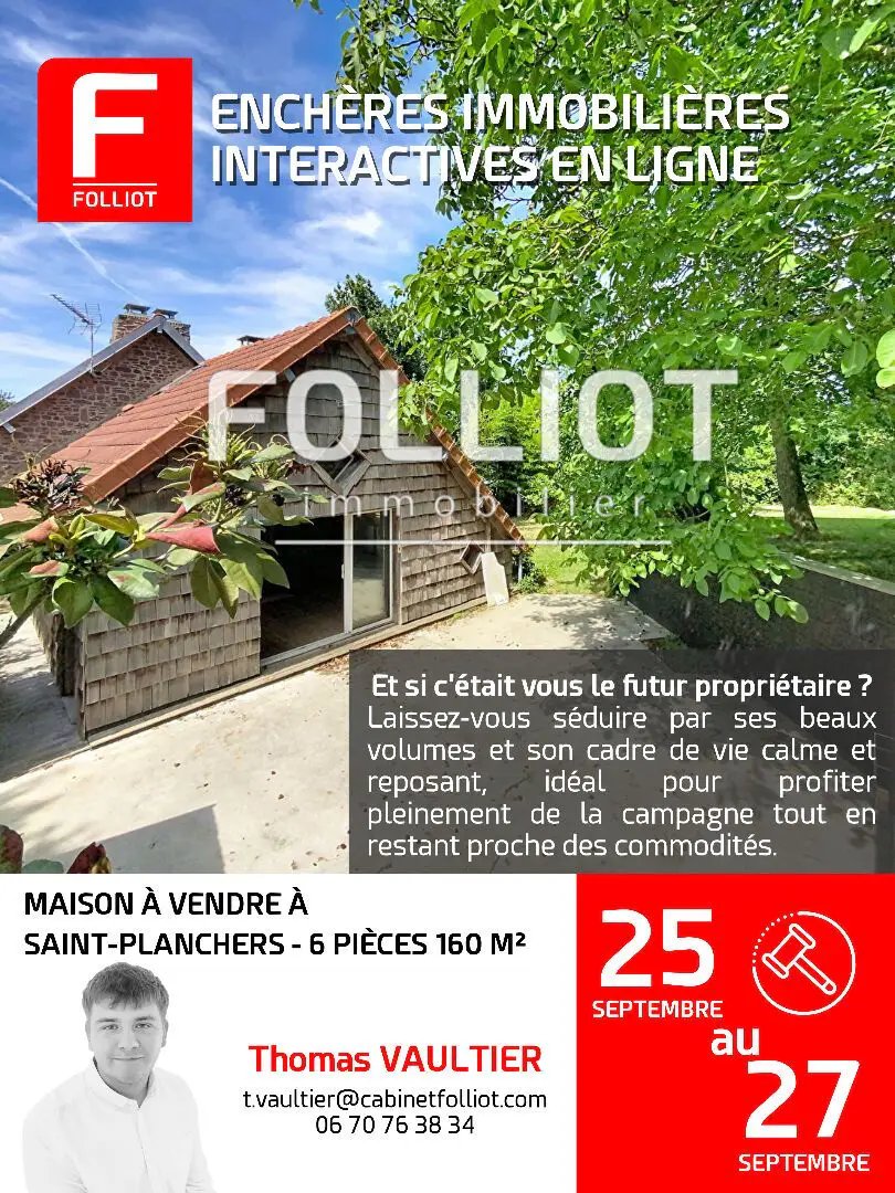 Maison à vendre, 160m², Saint-Planchers