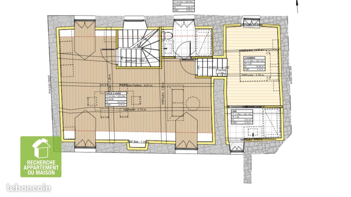 Appartement à vendre, 60m², Crémieu