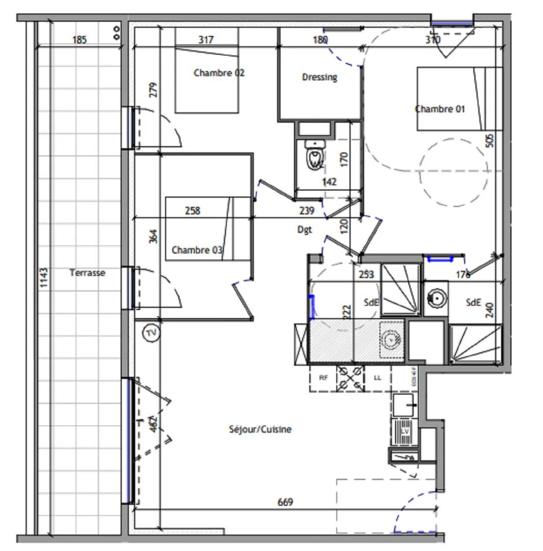 Appartement à vendre, 82m², Villeneuve-lès-Béziers