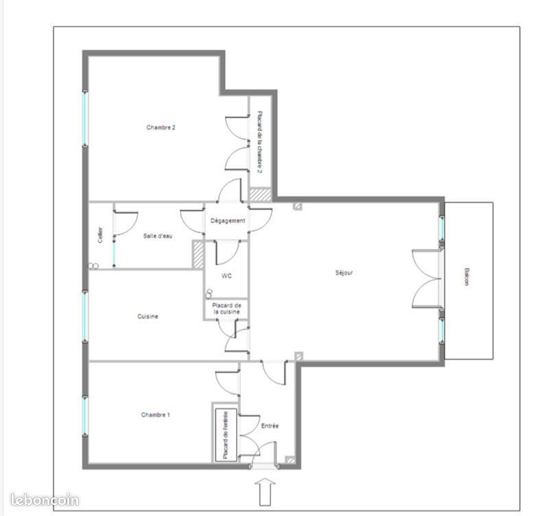 Appartement à vendre, 55m², Ivry-sur-Seine
