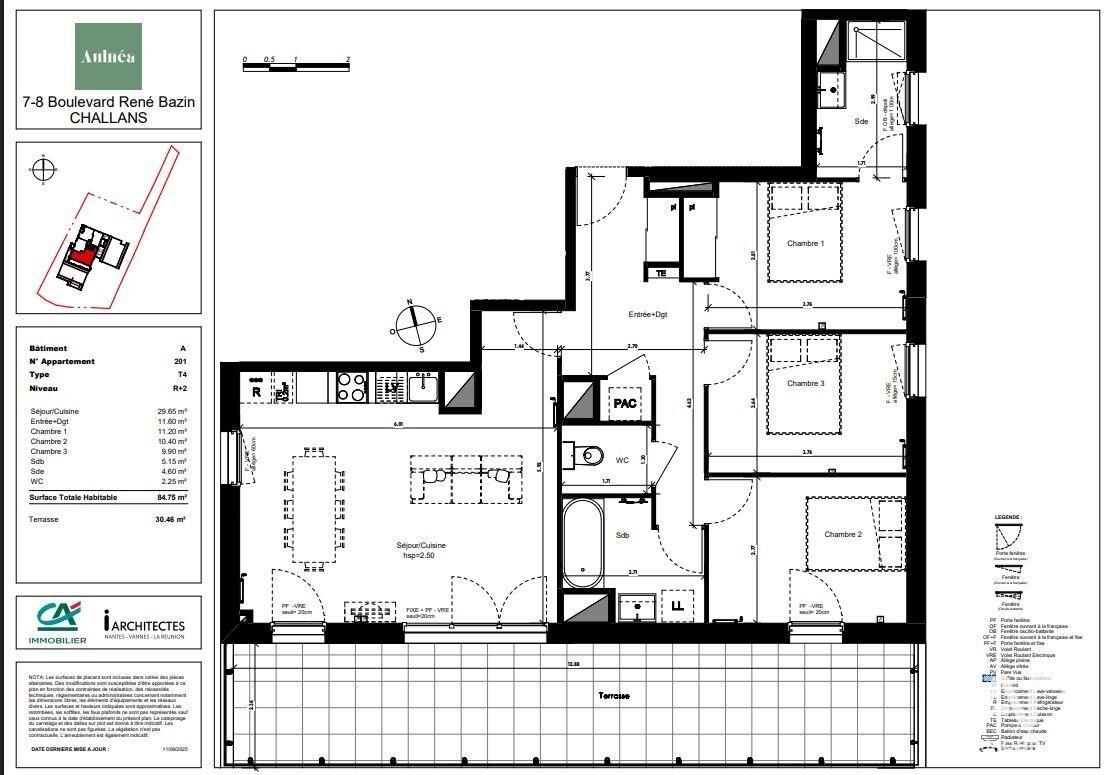 Appartement à vendre, 85m², Challans