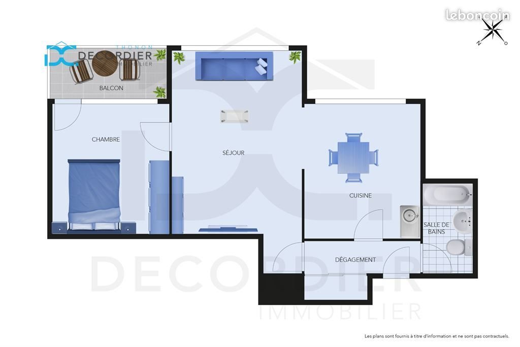 Appartement à vendre, 43m², Thonon-les-Bains