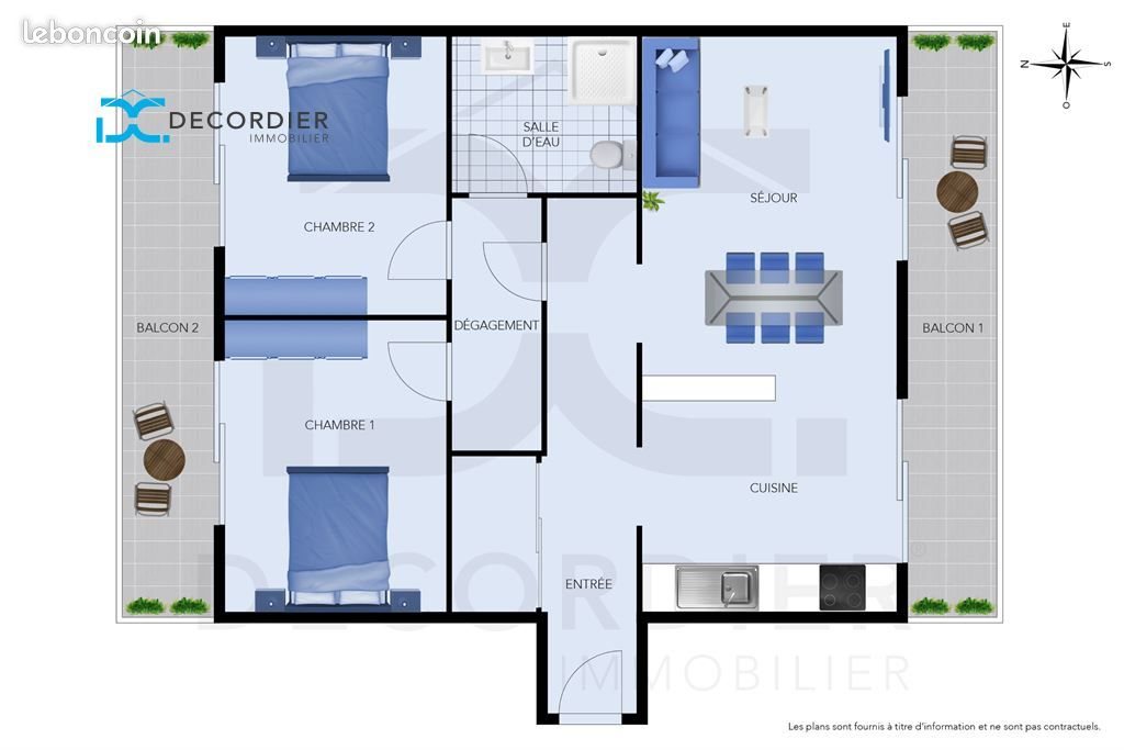 Appartement à vendre, 64m², Evian-les-Bains