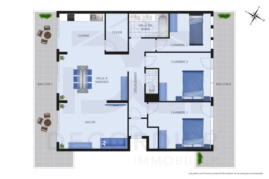 Appartement à vendre, 82m², Saint-Paul-en-Chablais