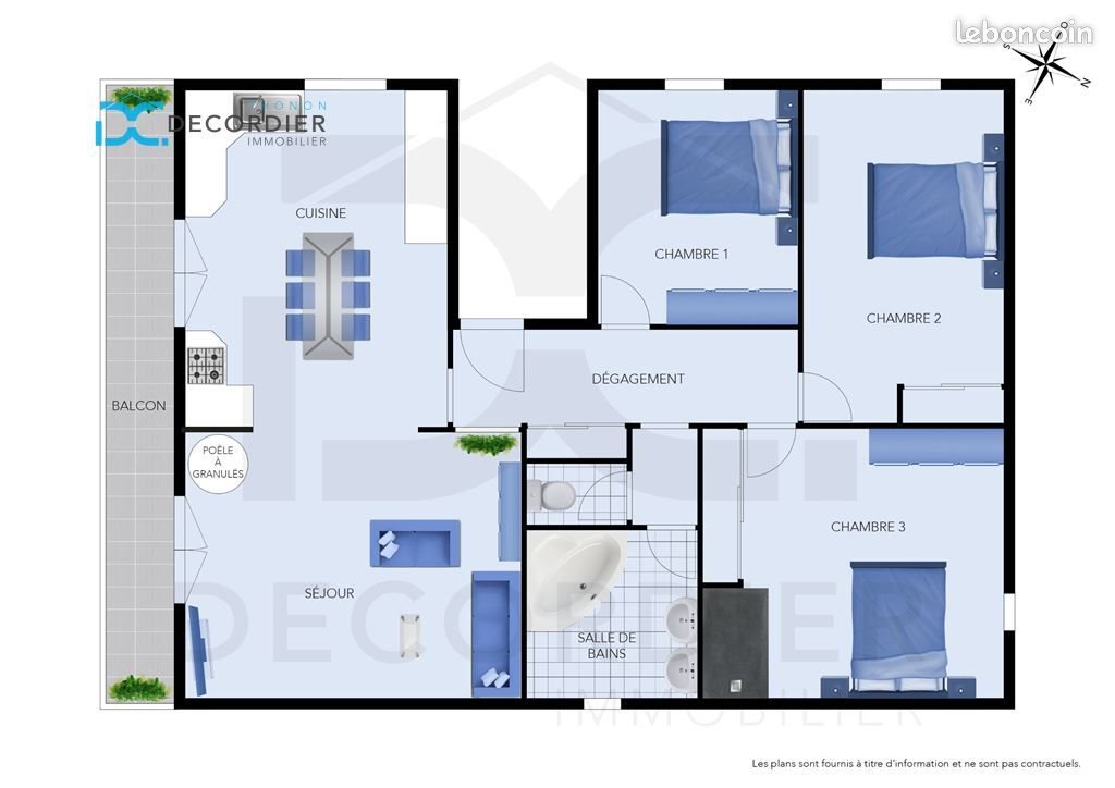 Appartement à vendre, 76m², Marin