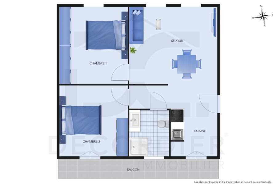 Appartement à vendre, 59m², Thonon-les-Bains
