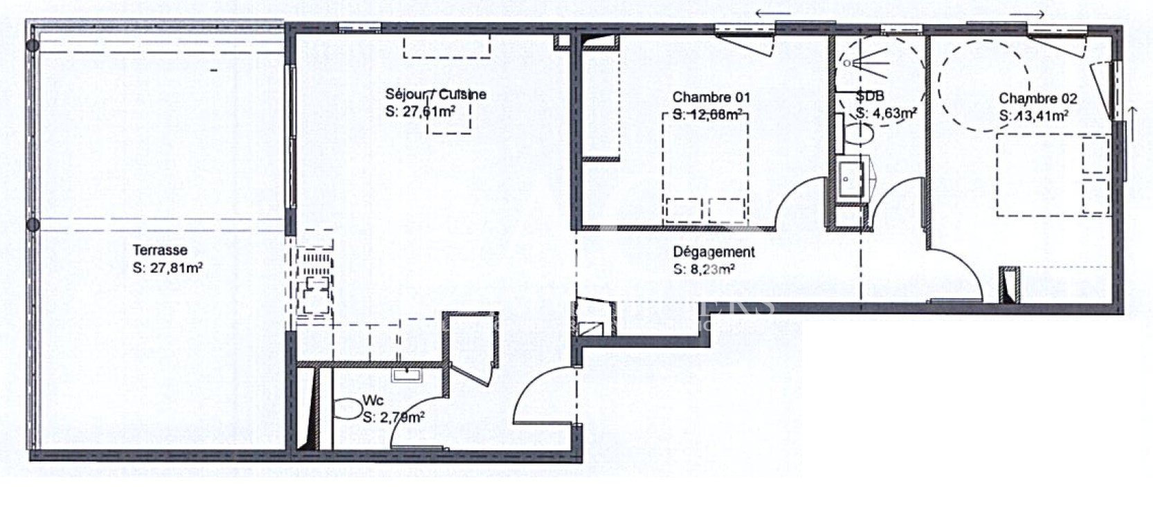 Maison à vendre, 69m², Le Marin
