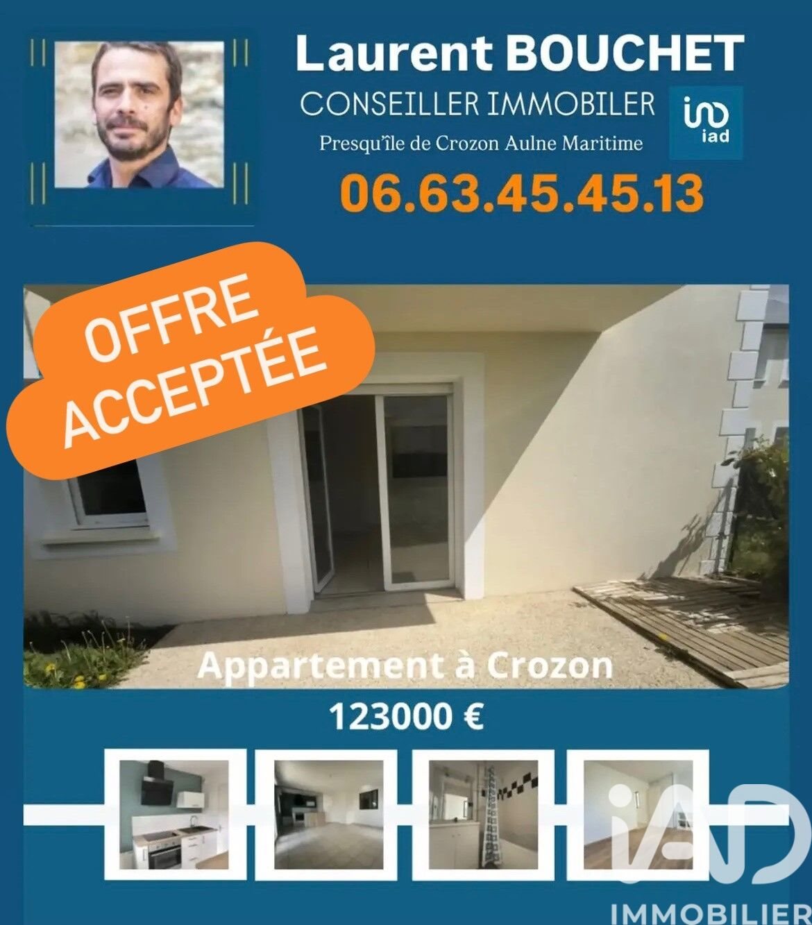 Appartement à vendre, 47m², Crozon
