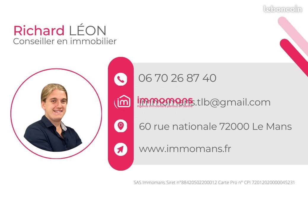 Appartement à vendre, 50m², Le Mans