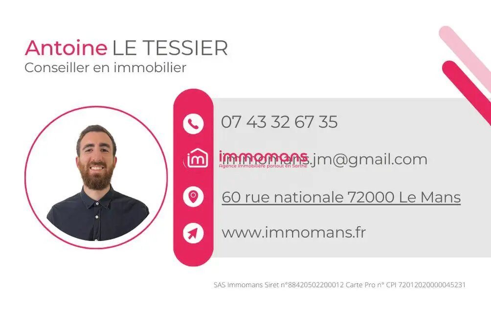 Maison à vendre, 88m², Yvré-le-Pôlin