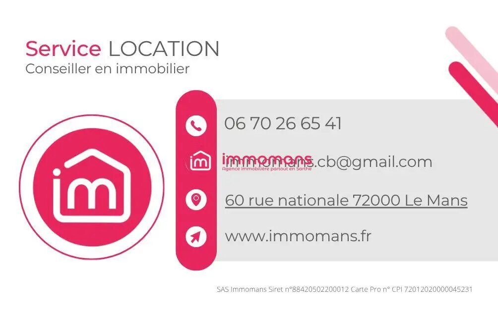 Appartement à louer, 21m², Le Mans