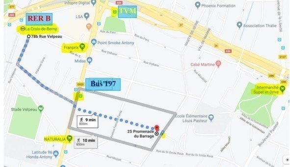 Appartement à louer, 12m², Antony