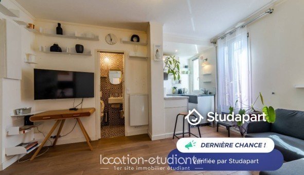 Appartement à louer, 33m², Clichy