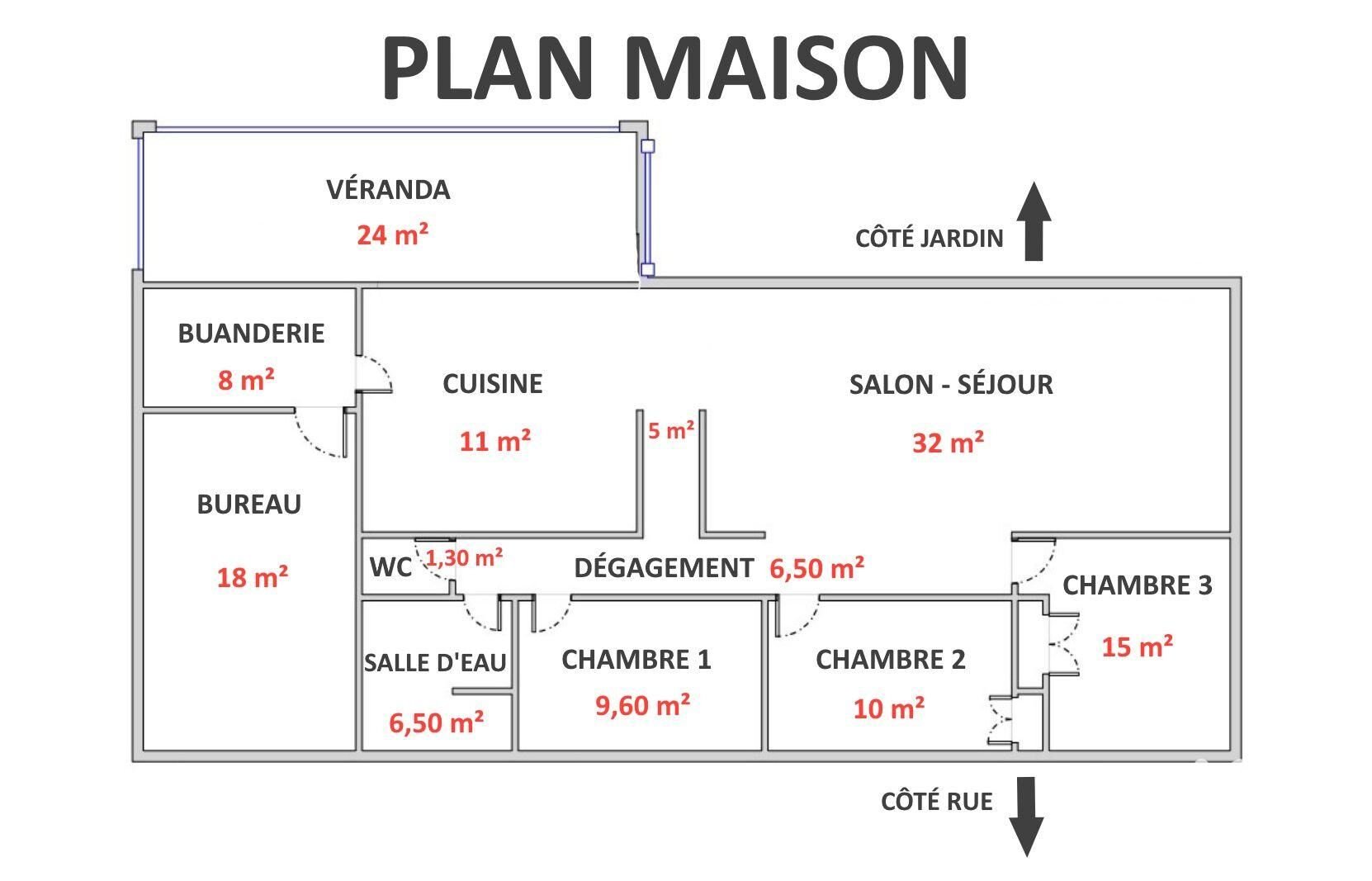 Maison à vendre, 156m², Montreuil-Bonnin