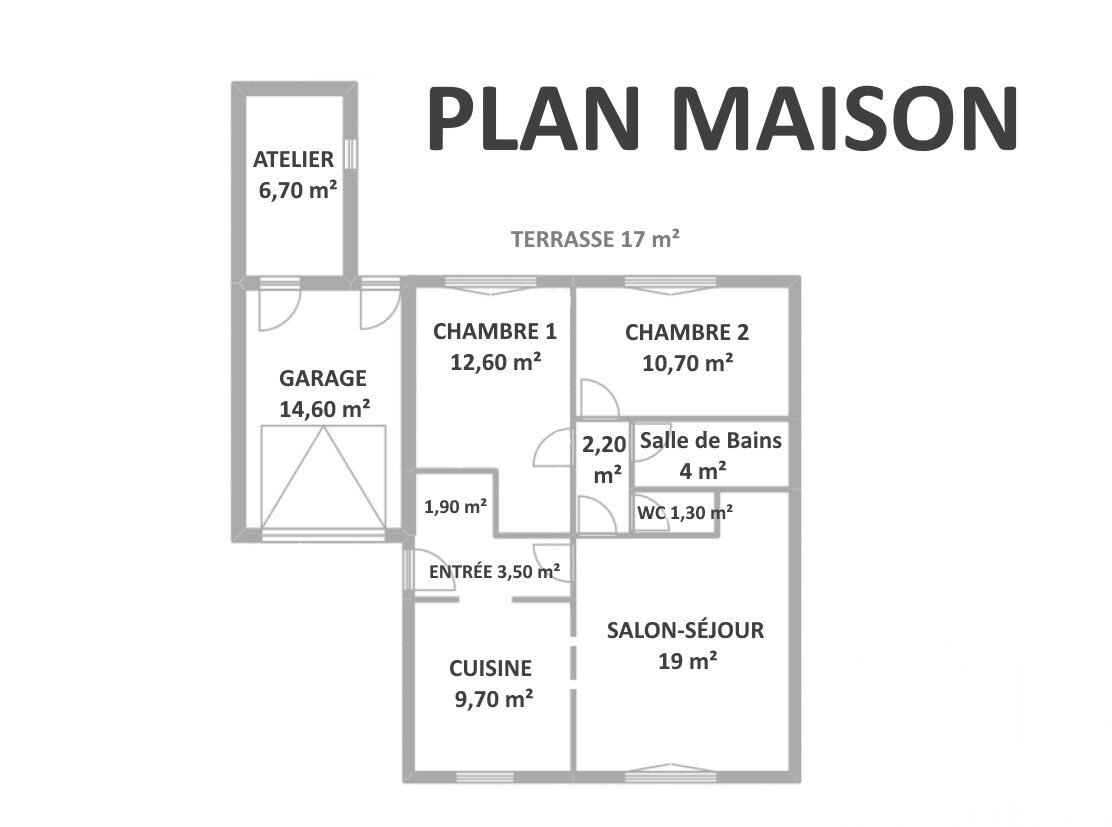 Maison à vendre, 65m², Poitiers