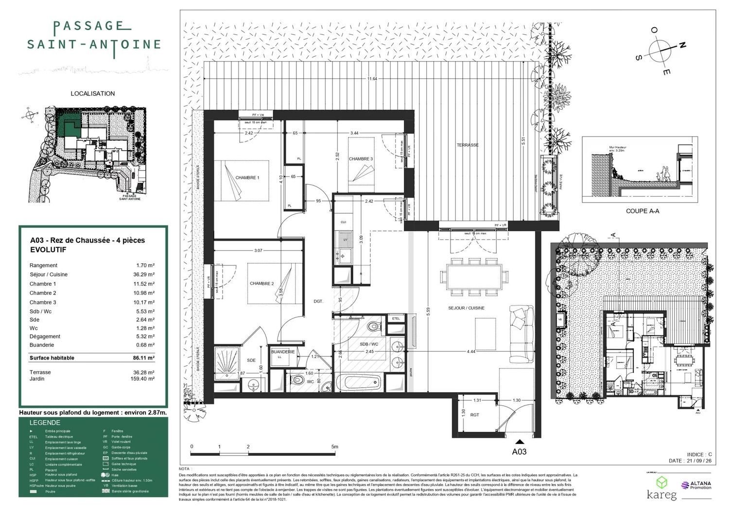 Appartement à vendre, 86m², Rueil-Malmaison