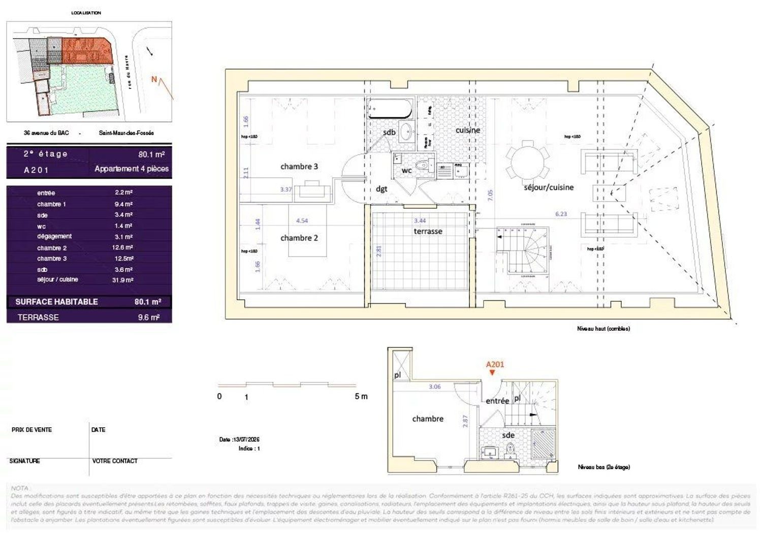 Appartement à vendre, 80m², Saint-Maur-des-Fossés