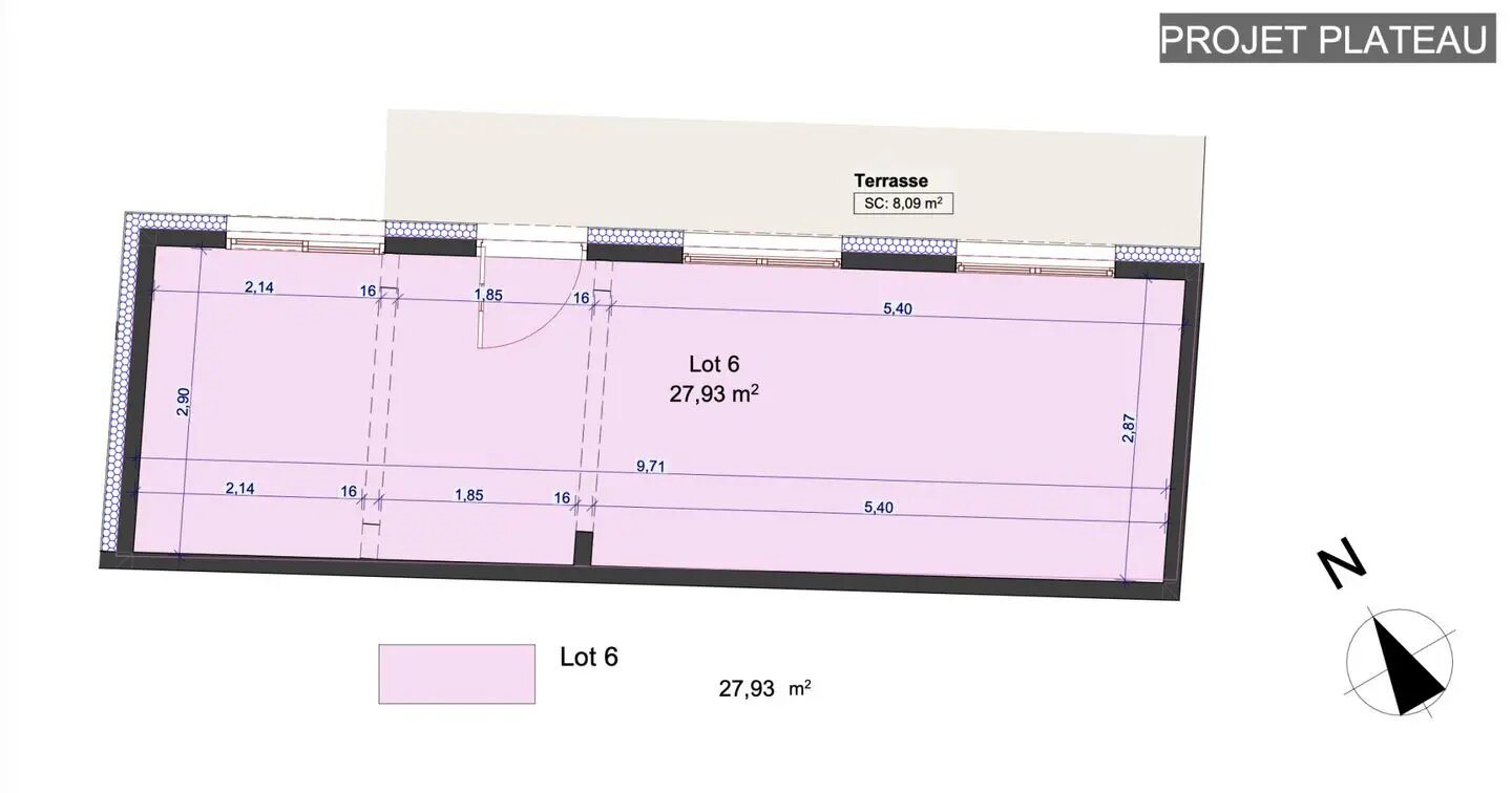 Appartement à vendre, 25m², Lyon 8ème