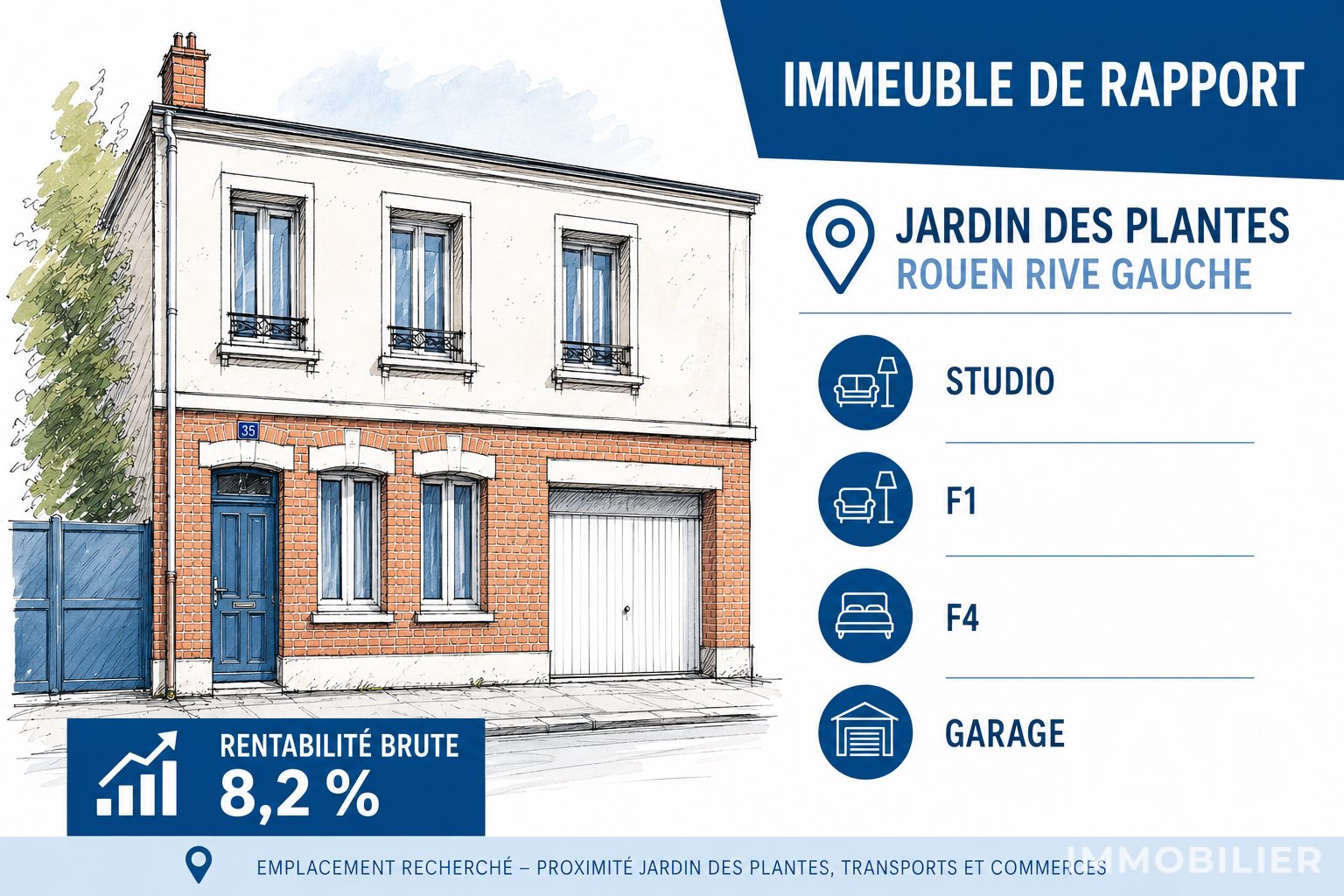 Maison à vendre, 107m², Rouen