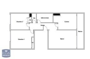 Appartement à louer, 64m², Vélizy-Villacoublay