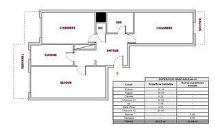 Appartement à louer, 84m², Nice