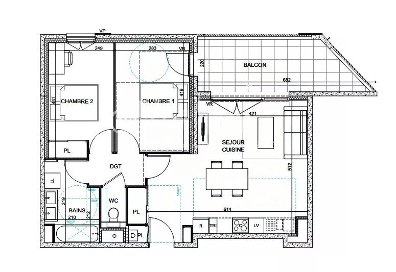 Appartement à vendre, 67m², Tarare