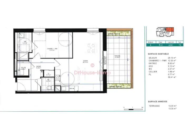 Appartement à vendre, 59m², Lille