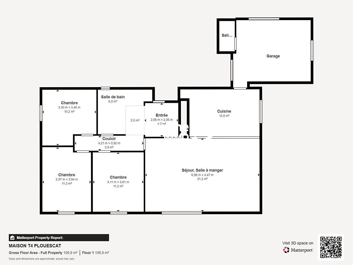 Maison à vendre, 93m², Plouescat