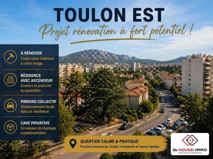 Appartement à vendre, 66m², Toulon