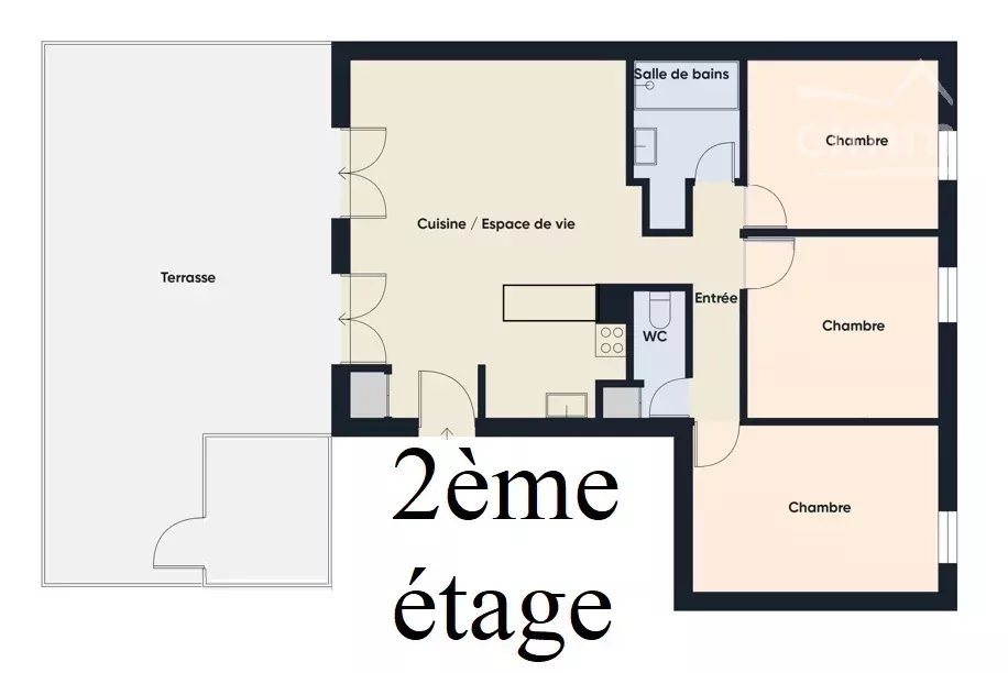 Appartement à vendre, 77m², Nantes