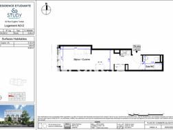 Appartement à louer, 24m², Orléans