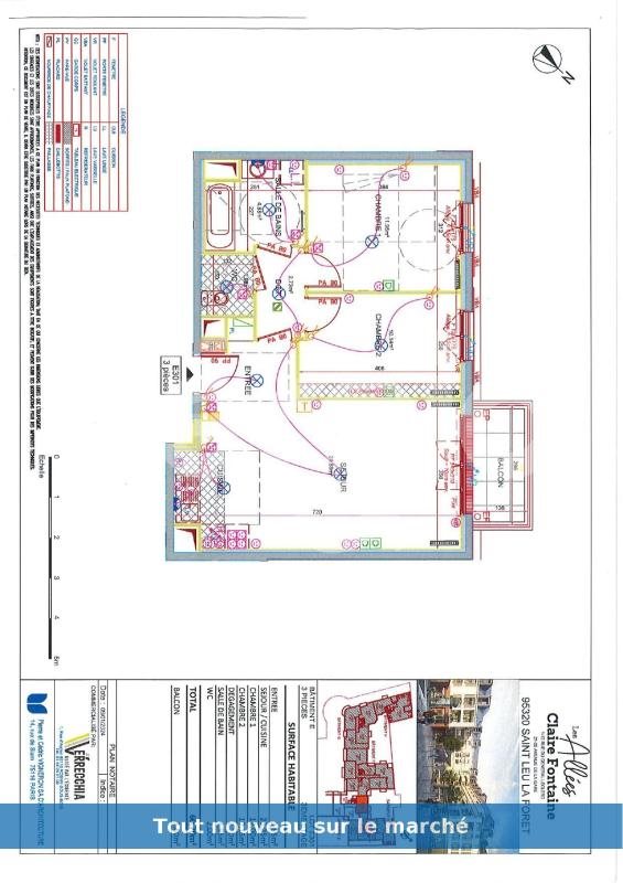 Appartement à louer, 60m², Saint-Leu-la-Forêt