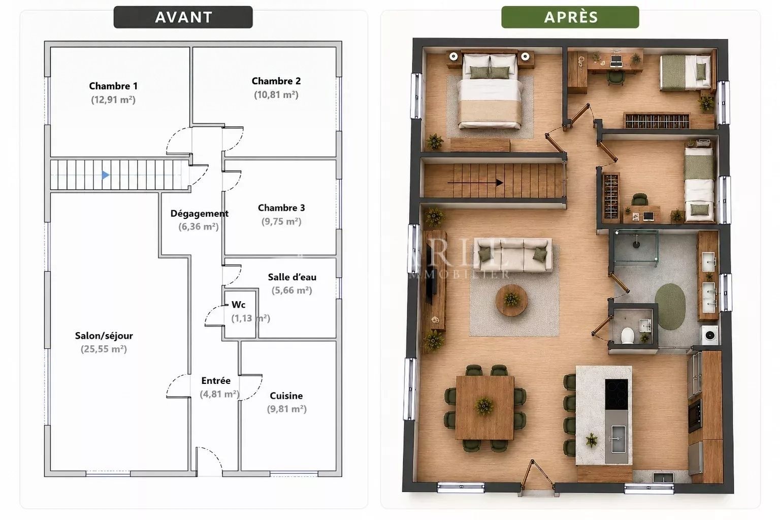 Maison à vendre, 87m², Pusignan