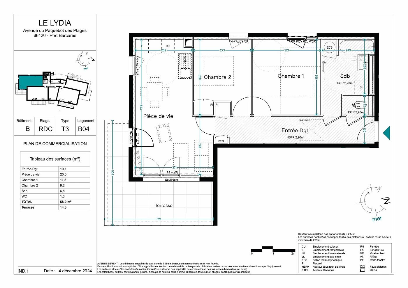 Appartement à vendre, 58m², Toulouse