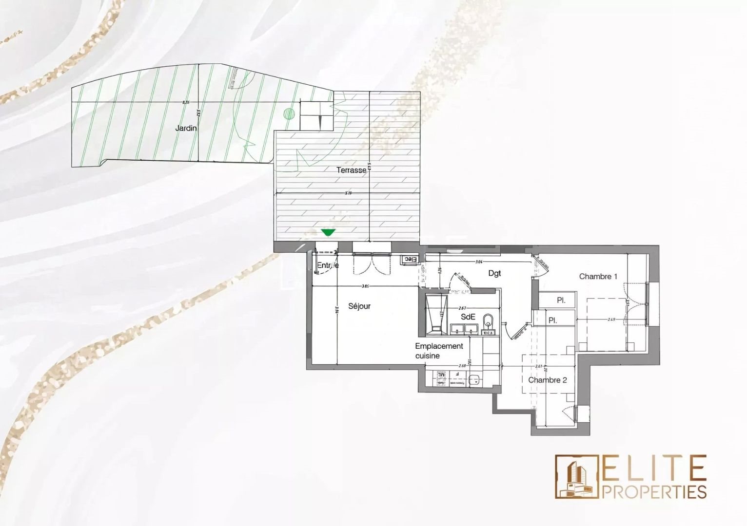Appartement à vendre, 51m², Mouans-Sartoux