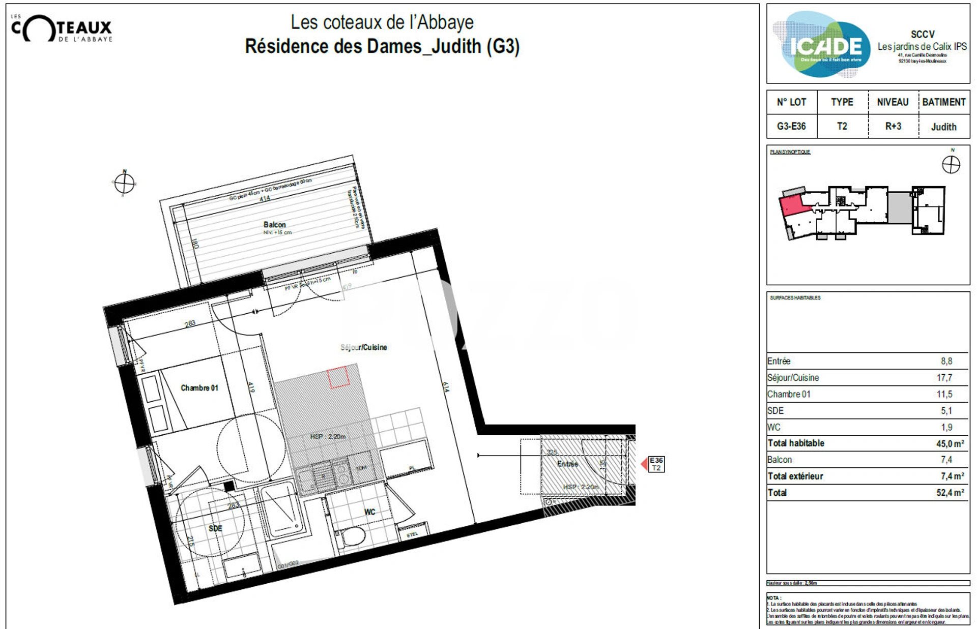 Appartement à louer, 45m², Caen