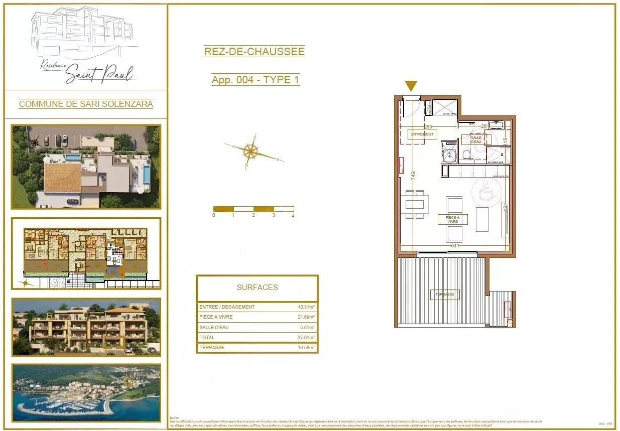 Appartement à vendre, 37m², Sari-Solenzara