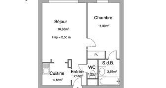 Appartement à louer, 39m², Conflans-Sainte-Honorine