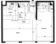 Appartement à louer, 50m², Rennes