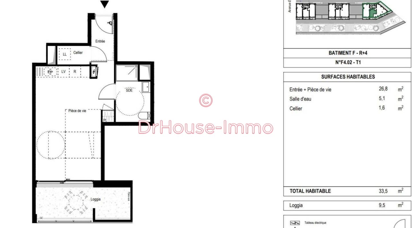 Appartement à vendre, 33m², Bordeaux